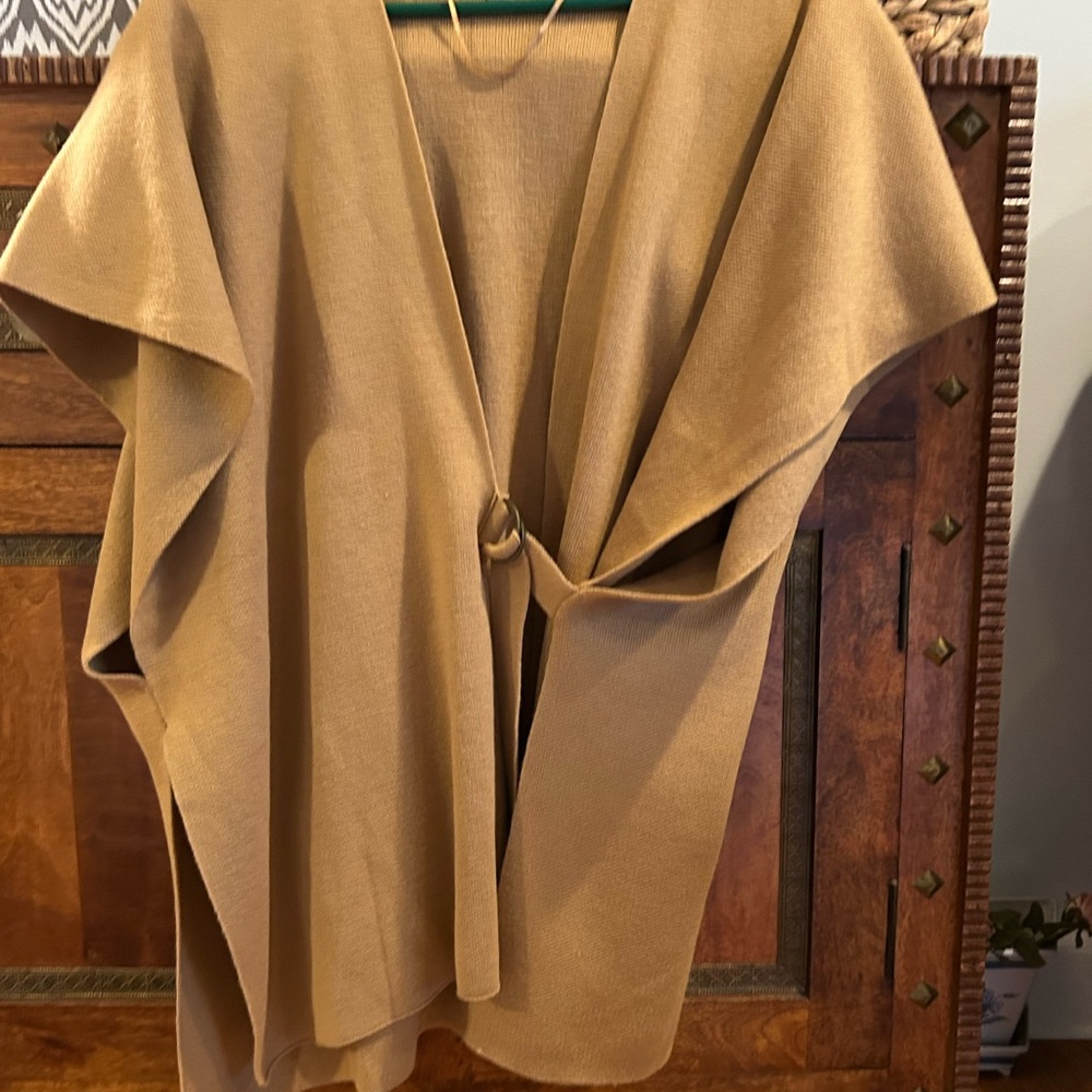 LOFT
 OPEN Cardigan XS/S
BEIGE TAN